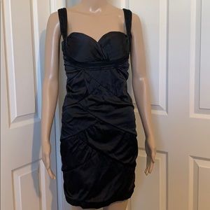 Kopa Bodycon Black Midi Dress Casual Party